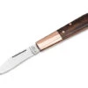 (Open Box) Returned Boker Barlow Copper Integral Folding Knife Desert Ironwood Handle N690 Plain Edge 110045 -Boker Shop 0045 87609.1688662793.1280.1280 73977.1718982461