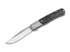 (read Description) Open Box/Return Boker TRPPR Folding Knife Black Amboina Wood/Titanium Handle Magnacut Plain Edge Two-Tone Finish 112088