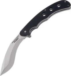 Boker Plus Magnum Pocket Kukri Knife 440 Stainless Plain Edge Black Handle 01MB511
