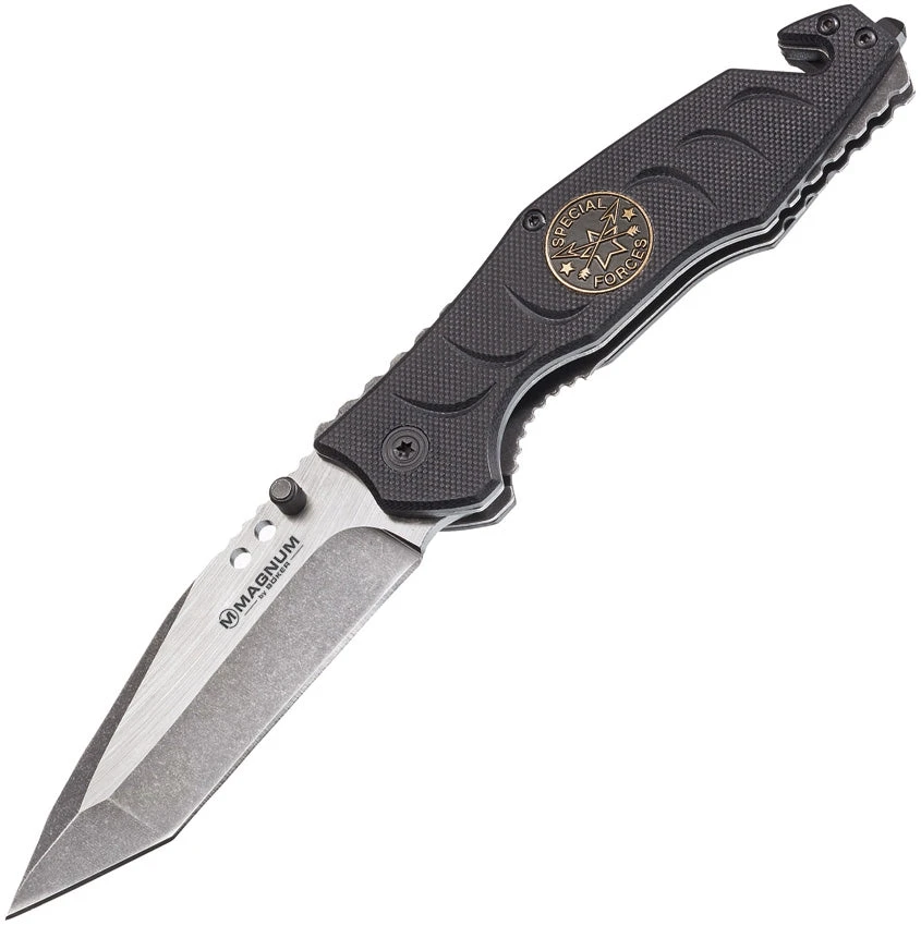 Boker Magnum Special Forces A/O Tanto & G10 Linerlock Folding Pocket Knife - M01RY221 3 Boker Magnum Special Forces A/O Tanto & G10 Linerlock Folding Pocket Knife - M01RY221