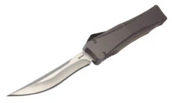 Boker Eagle Mini 2.0 OTF Auto Knife Black Titanium Handle D2 Plain Edge Satin Finiish 06EX246