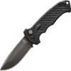 Gerber 06 Button Lock Auto Knife Black Aluminum Handle 30V Drop Point Plain Black Blade 30-001295N -Boker Shop 383ea9fd 780b 413a b636 3db2cb8dc4f8 43186.1748453253