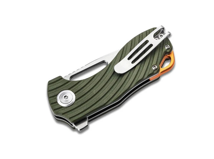 Boker Tadpole Green G10 Handle 440A 01SC012 4 Boker Tadpole Green G10 Handle 440A 01SC012 - Image 2