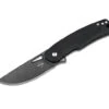 Boker Nahal Folding Knife Black Aluminum Handle D2 Plain Edge Stonewash Finish 01BO628 -Boker Shop 628 64107.1698165954