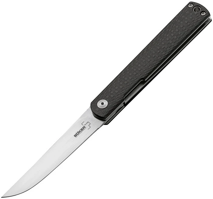 Discontinued Boker Plus Nori Liner Lock Knife Black Carbon Fiber Handle Plain Blade 01BO891 3 Discontinued Boker Plus Nori Liner Lock Knife Black Carbon Fiber Handle Plain Blade 01BO891