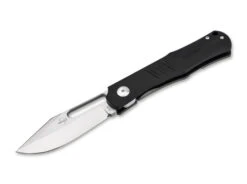 Boker Sliplock Folding Knife Black G10 Handle 14C28N Plain Edge 01BO975