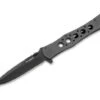 Boker Urban Tank Folding Knife Grey Steel Handle 440A Plain Black Blade 01MB222 -Boker Shop B222 36210.1680620302