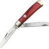 Boker Traditional Series 2.0 Trapper Folding Knife Red Bone Handle D2 Plain Edge 110830 -Boker Shop BO110830 92465.1690392204