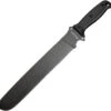 Boker 18" Magnum Machete Black Fixed Blade Knife + Nylon Belt Sheath - M02GL706 -Boker Shop BOM02GL706