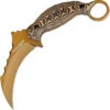 Boker Magnum Raptors Claw Bronze 440A Karambit G10 Fixed Blade Knife 02SC032 -Boker Shop BOM02SC032