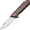 Boker Plus Kihon Linerlock A/O Copper Handle D2 Steel Folding Knife 01BO165 -Boker Shop BOP01BO165