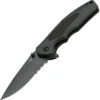 Boker Plus NGA Linerlock A/O Black Rubber Handle D2 Steel Folding Knife 01BO506 -Boker Shop BOP01BO506