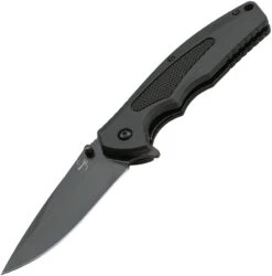 Boker Plus NGA Linerlock A/O Black Rubber Handle D2 Steel Folding Knife 01BO507