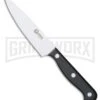 Boker Arbolito 03BA8305 Australian Steak Knife - Satin Plain 2 Boker Arbolito 03BA8305 Australian Steak Knife - Satin Plain -Boker Shop Boker Arbolito Australian Steak Knife Black Delrin satin BHQ 40153 er large