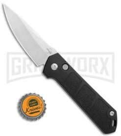 Boker Kihon Black Automatic Knife - Stonewash Plain 9 Boker Kihon Black Automatic Knife - Stonewash Plain -Boker Shop Boker Burnley Kihon DP Auto SW BHQ 101389 jr bottlecap large