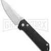 Boker Kihon Black Automatic Knife - Stonewash Plain 1 Boker Kihon Black Automatic Knife - Stonewash Plain -Boker Shop Boker Burnley Kihon DP Auto SW BHQ 101389 jr large