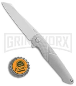 Boker Plus Gent-X Orange Peel Titanium Frame Lock Knife - Mirror Plain -Boker Shop Boker Gent X Ti Satin BHQ 86576 er bottlecap large