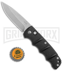 Boker Kalashnikov Black Automatic Knife - Drop Point Bead Blast Plain 9 Boker Kalashnikov Black Automatic Knife - Drop Point Bead Blast Plain -Boker Shop Boker Kalashnikov Auto Black D2 SW BHQ 144760 jr bottlecap large