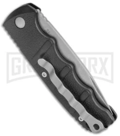 Boker Kalashnikov Black Automatic Knife - Drop Point Bead Blast Plain 8 Boker Kalashnikov Black Automatic Knife - Drop Point Bead Blast Plain -Boker Shop Boker Kalashnikov Auto Black D2 SW BHQ 144760 jr side large
