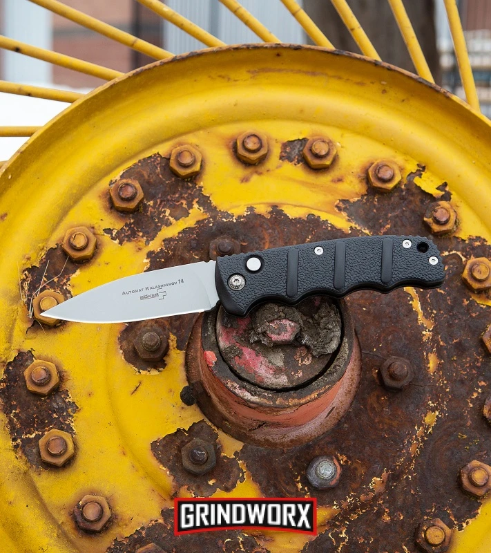 Boker Kalashnikov Skull Black Automatic Knife - Dagger Black Plain 11 Boker Kalashnikov Skull Black Automatic Knife - Dagger Black Plain - Image 9