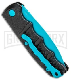 Boker Kalashnikov Automatic Knife - D2 Dagger Electric Blue Plain -Boker Shop Boker Kalashnikov Black Widow Blue jr side large