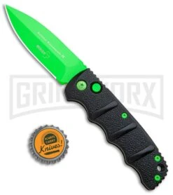 Boker Kalashnikov Automatic Knife - D2 Dagger Electric Green Plain 11 Boker Kalashnikov Automatic Knife - D2 Dagger Electric Green Plain -Boker Shop Boker Kalashnikov Black Widow Green jr bottlecap large