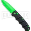 Boker Kalashnikov Automatic Knife - D2 Dagger Electric Green Plain 1 Boker Kalashnikov Automatic Knife - D2 Dagger Electric Green Plain -Boker Shop Boker Kalashnikov Black Widow Green jr large