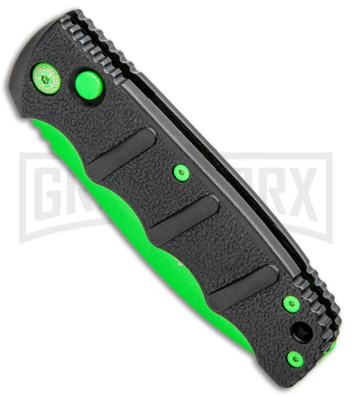 Boker Kalashnikov Automatic Knife - D2 Dagger Electric Green Plain 4 Boker Kalashnikov Automatic Knife - D2 Dagger Electric Green Plain - Image 2