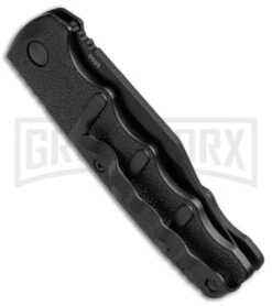 Boker Kalashnikov Black Bowie Automatic Knife - D2 Black Plain -Boker Shop Boker Kalashnikov Bowie Auto Black Black 01KALS76BN BHQ 17111 jr side large