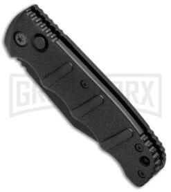 Boker Kalashnikov Black Bowie Automatic Knife - D2 Black Plain -Boker Shop Boker Kalashnikov Bowie Auto Black Black 01KALS76BN BHQ 17111 jr spine large