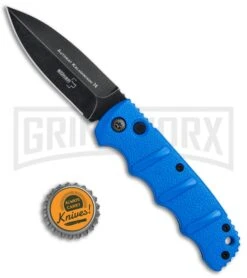 Boker Kalashnikov Blue Automatic Knife - Dagger Smokewash Plain -Boker Shop Boker Kalashnikov Dagger Auto Blue Black 01KALS32N BHQ 75530 jr bottlecap 2 large