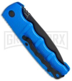 Boker Kalashnikov Blue Automatic Knife - Dagger Smokewash Plain -Boker Shop Boker Kalashnikov Dagger Auto Blue Black 01KALS32N BHQ 75530 jr side 2 large 1