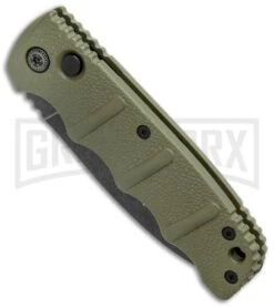Boker Kalashnikov OD Green Automatic Knife - Dagger Smokewash Plain -Boker Shop Boker Kalashnikov Dagger Auto OD Green Smokewash BHQ 117068 jr spine large