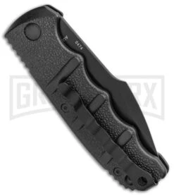 Boker Kalashnikov Automatic Knife - Harpoon Black Plain 11 Boker Kalashnikov Automatic Knife - Harpoon Black Plain -Boker Shop Boker Kalashnikov Harpoon Auto Black Black KALS53NSOI BHQ 95957 jr side large