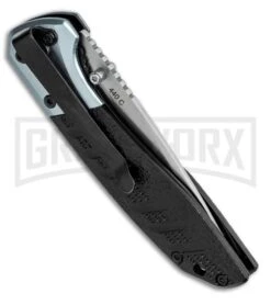 Boker Magnum Advance Pro EDC Thumb Stud Aluminum Liner Lock Knife - Satin Plain -Boker Shop Boker Magnum Advance Pro EDC Thumb Stud Liner Lock Knife Aluminum 3.1in Satin 01RY304 BHQ 111614 LS Side large 1