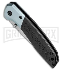 Boker Magnum Advance Pro EDC Thumb Stud Aluminum Liner Lock Knife - Satin Plain -Boker Shop Boker Magnum Advance Pro EDC Thumb Stud Liner Lock Knife Aluminum 3.1in Satin 01RY304 BHQ 111614 LS Spine large 1
