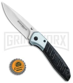 Boker Magnum Advance Pro EDC Thumb Stud Aluminum Liner Lock Knife - Satin Plain -Boker Shop Boker Magnum Advance Pro EDC Thumb Stud Liner Lock Knife Aluminum Satin BHQ 111614 jr bottlecap large