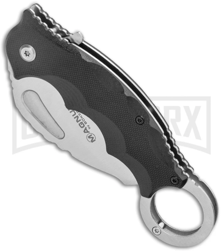 Boker Magnum Alpha Kilo Black Liner Lock Knife - Satin Plain 4 Boker Magnum Alpha Kilo Black Liner Lock Knife - Satin Plain - Image 2