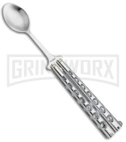 Boker Magnum 09RY250 Balispoon Butterfly Trainer - Satin Spoon