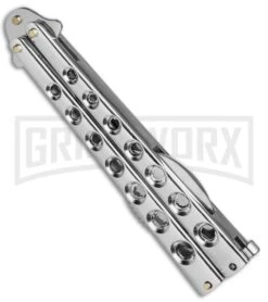 Boker Magnum 09RY250 Balispoon Butterfly Trainer - Satin Spoon -Boker Shop Boker Magnum Balispoon Butterfly Trainer Satin Spoon 09RY250 BHQ 80893 jr spine large