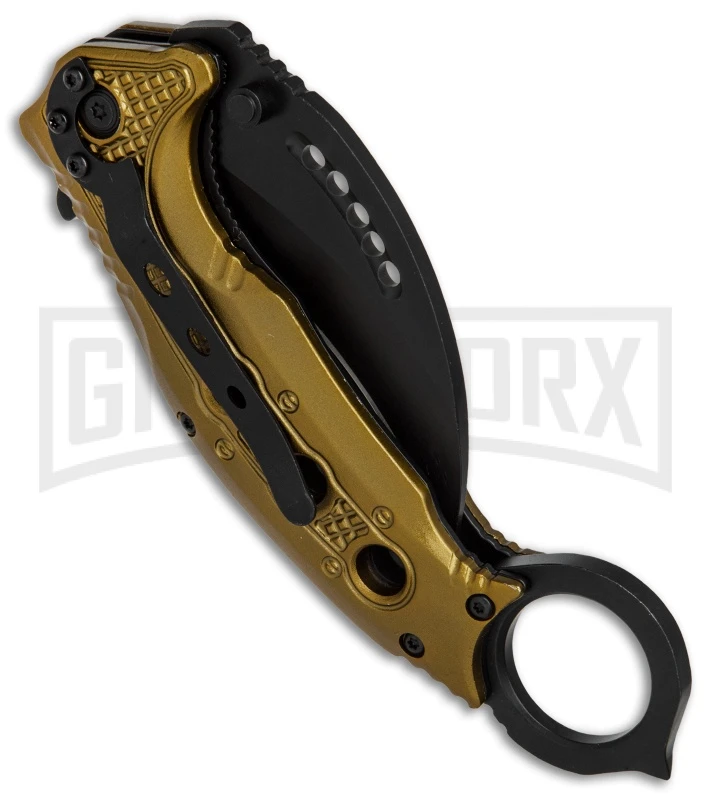 Boker Magnum Black Scorpion Gold Folding Knife - Black Plain 4 Boker Magnum Black Scorpion Gold Folding Knife - Black Plain - Image 2