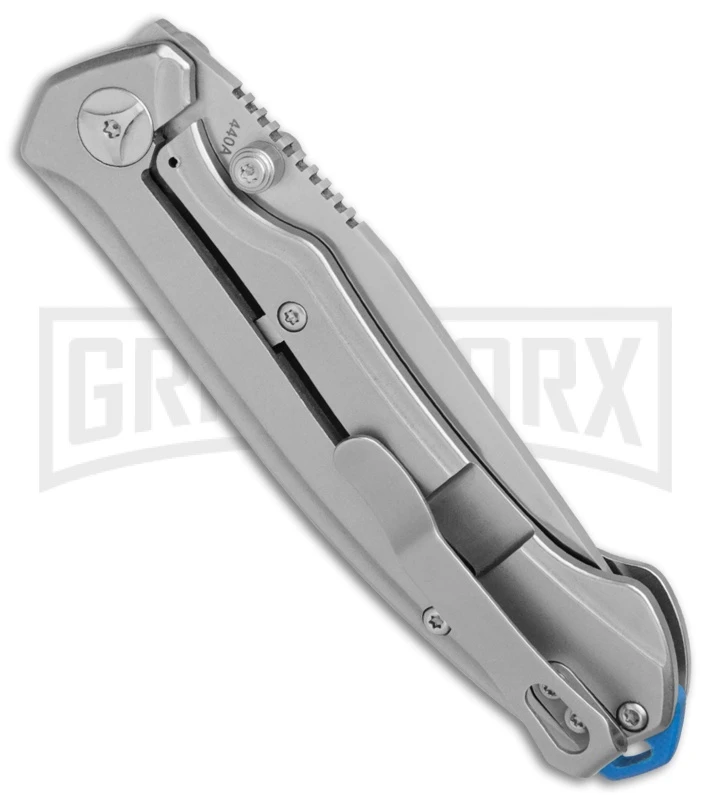 Boker Magnum Blue Steel Stainless Steel Folding Knife - Satin Plain 4 Boker Magnum Blue Steel Stainless Steel Folding Knife - Satin Plain - Image 2