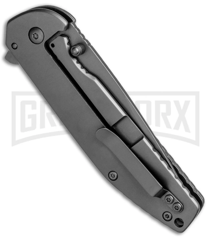 Boker Magnum Carbon Frame Folding Knife - Gray Plain 5 Boker Magnum Carbon Frame Folding Knife - Gray Plain - Image 3
