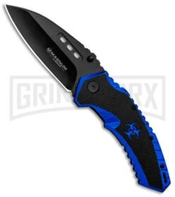 Boker Magnum Cobalt Strike Spring Assisted Knife - Black Plain