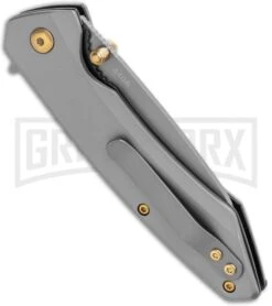 Boker Magnum Cobalt Gray & Blue Liner Lock Knife - Gray Plain 8 Boker Magnum Cobalt Gray & Blue Liner Lock Knife - Gray Plain -Boker Shop Boker Magnum Coblat LL Gray and Blue Gray 01RY288 BHQ 120684 jr side large