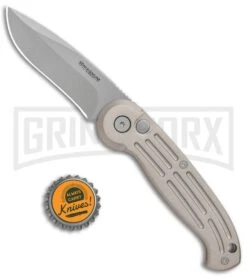 Boker Magnum Speedmaster Champagne Automatic Knife - Bead Blast Plain 10 Boker Magnum Speedmaster Champagne Automatic Knife - Bead Blast Plain -Boker Shop Boker Magnum DP Auto Champagne BB 01BO007 BHQ 0099 jr bottlecap large 1
