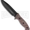 Boker Magnum Desert Warrior Fixed Blade Knife - Black Plain -Boker Shop Boker Magnum Desert Warrior Black 02SC010 BHQ 12306 jr large
