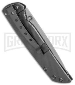 Boker Magnum Eternal Classic Steel Frame Lock Knife W/Thumb Stud - Satin Plain -Boker Shop Boker Magnum Eternal Classic Thumb Stud BHQ 136272 td side large