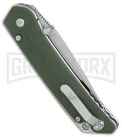 Boker Magnum Hope Green G-10 Folding Knife - Satin Plain -Boker Shop Boker Magnum Hope BHQ 80831 er side large
