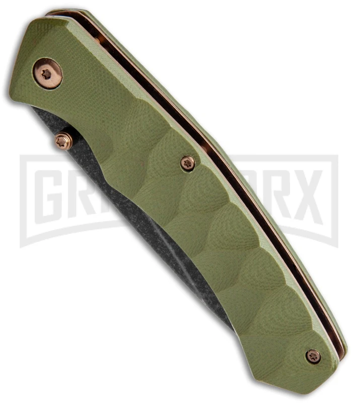 Boker Magnum Iguanodon OD Green G-10Liner Lock Knife - Black SW Plain 4 Boker Magnum Iguanodon OD Green G-10Liner Lock Knife - Black SW Plain - Image 2